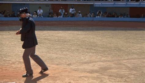 naked gun umpire gif|Naked Gun Police Squad Umpire Safe Out GIF